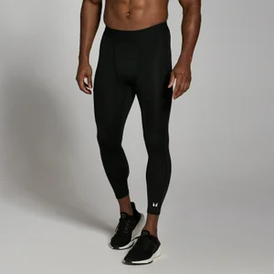 MP Мъжки спортен основен термо клин 3/4 - черен - Size S