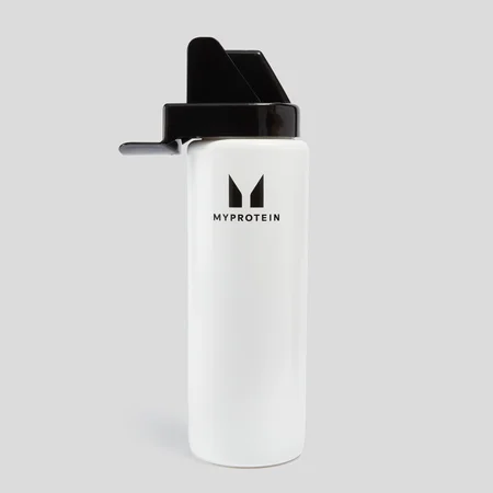 Myprotein Хибридна бутилка за вода — прозрачен/черен