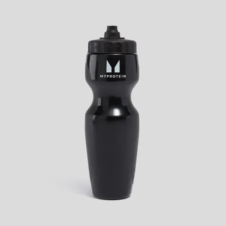 Myprotein Бутилка за вода със силиконова дръжка — черен
