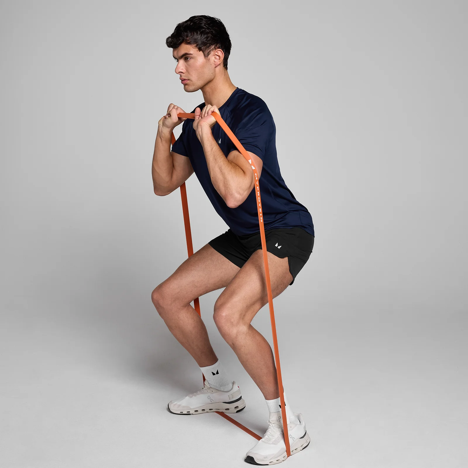 Myprotein ластик за съпротивление, единичен ластик, (11-36 кг) — тъмно оранжев Изображение 1