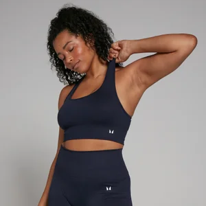 MP Дамски безшевен спортен сутиен Shape - морско синьо - Size XS