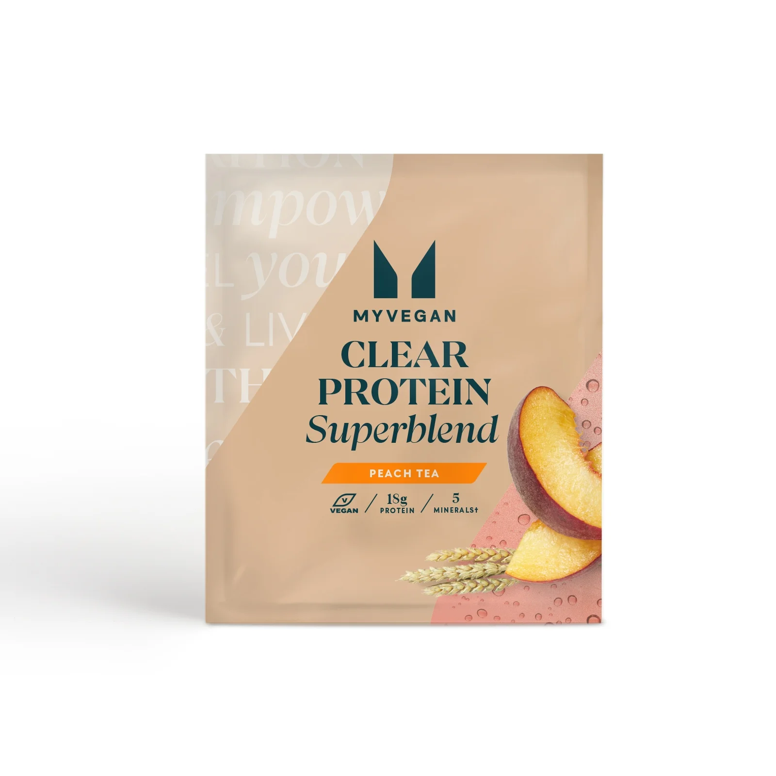 Myvegan Clear Protein Superblend (Sample) - 1servings - Чай праскова Изображение 1