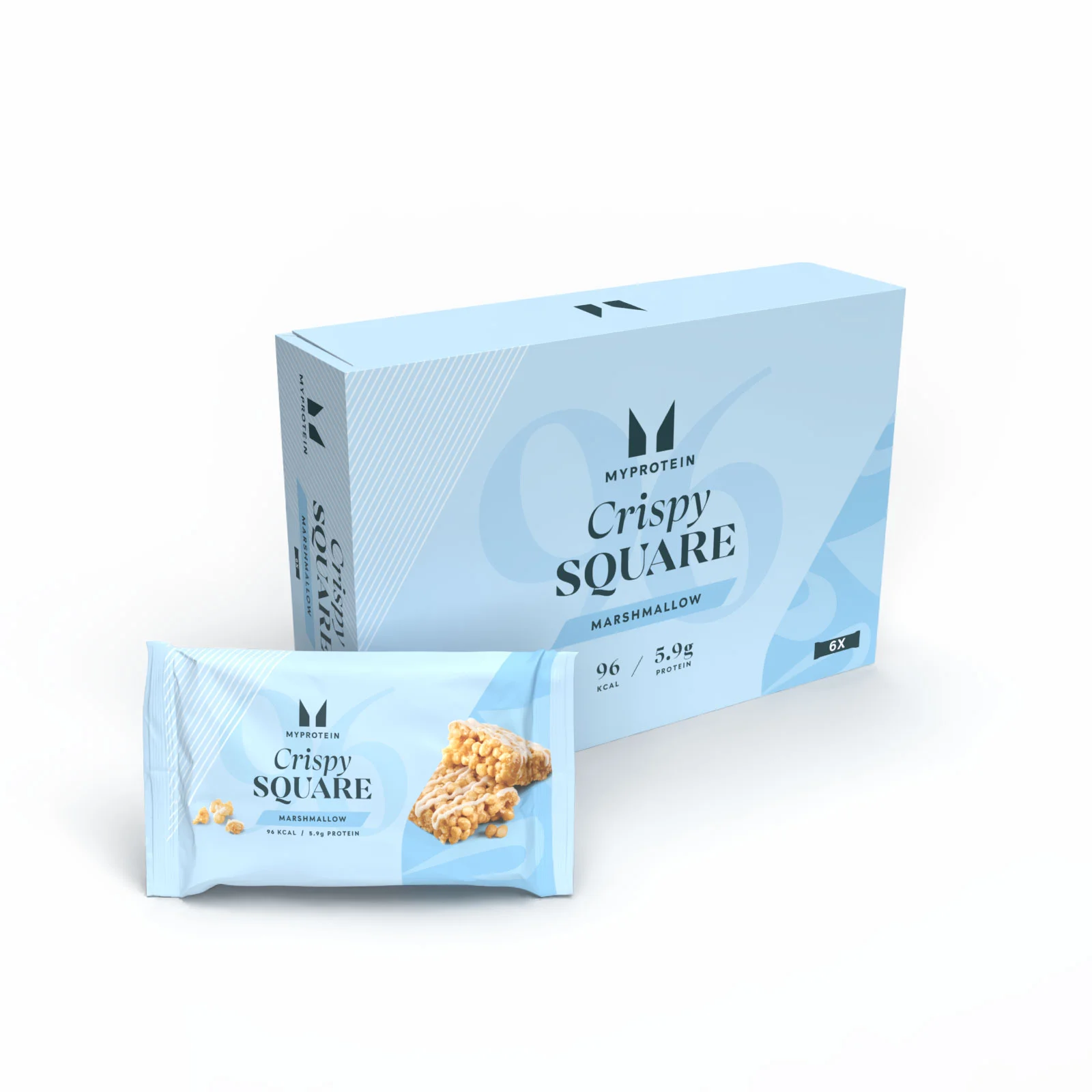 Crispy Square - 6 x 30g - Marshmallow Изображение 1