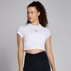MP Дамска къса основна тениска с къс ръкав Body Fit – бяла