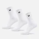 MP Unisex Спортни чорапи (3 чифта в опаковка) — бели