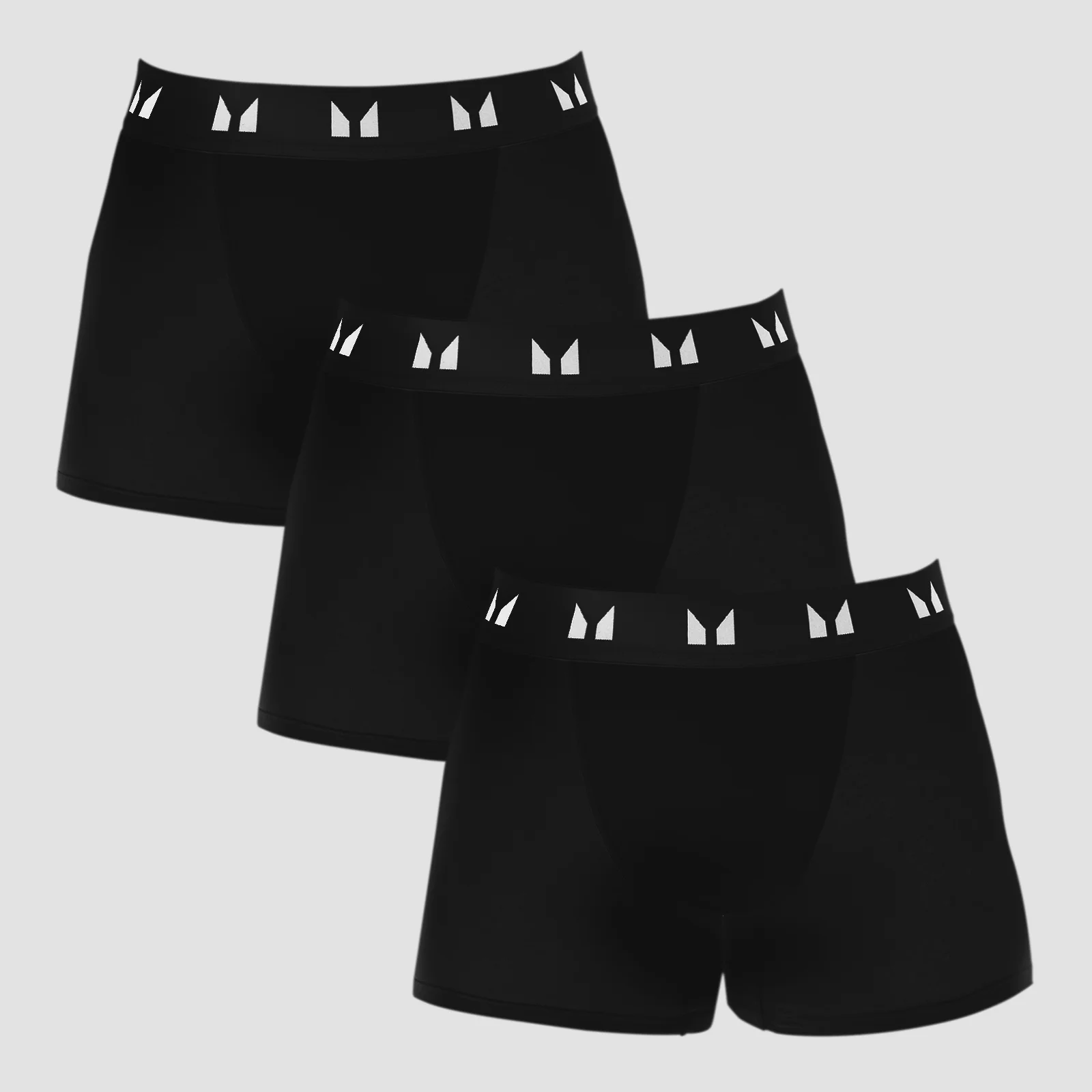 MP Мъжки основни дрехи Боксерки - черни (3 бр.) - XS Изображение 1
