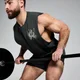 MP Clay Graphic Мъжки потник - черeн с избелен ефект