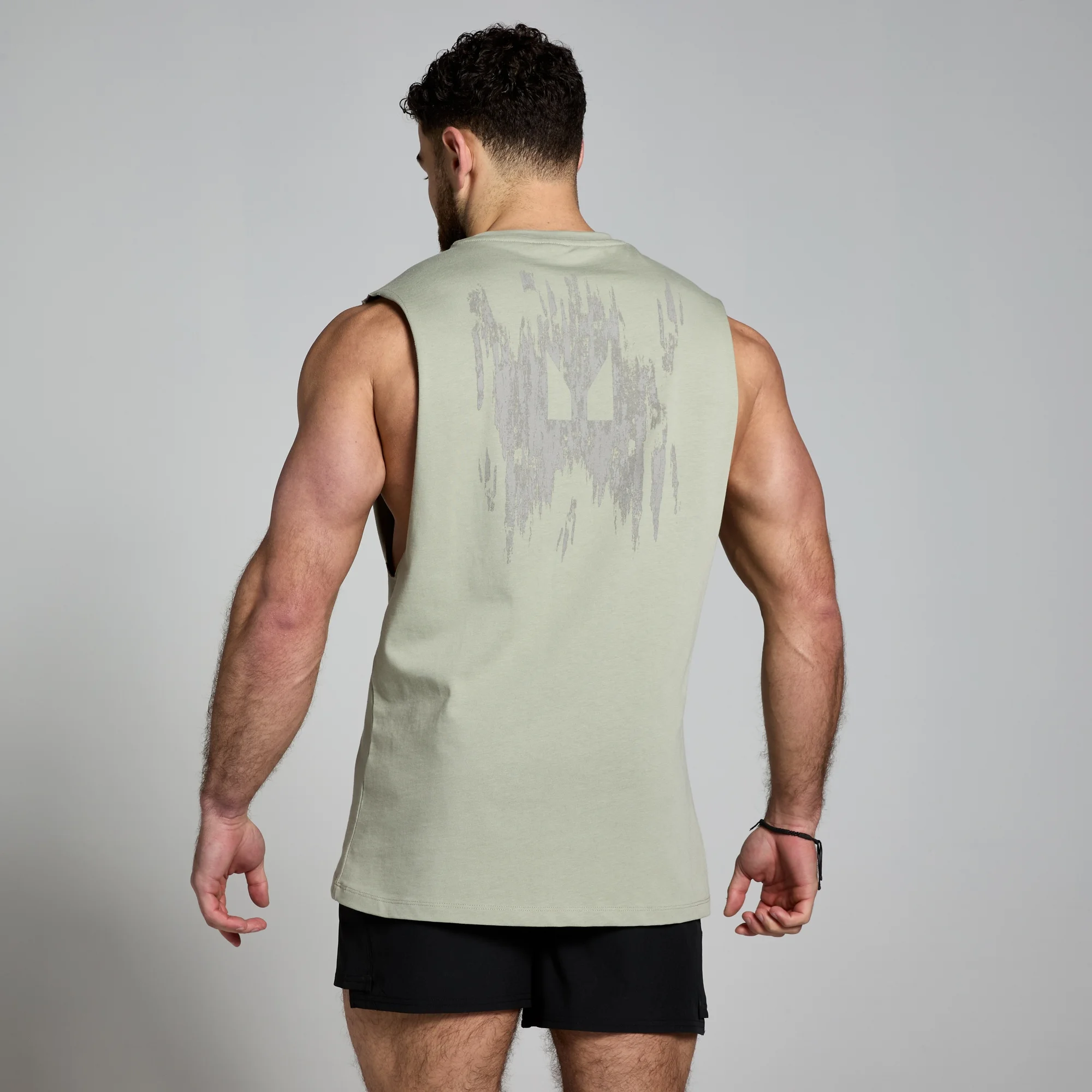 MP Clay Graphic Мъжки потник - морско зелено - XS Изображение 1