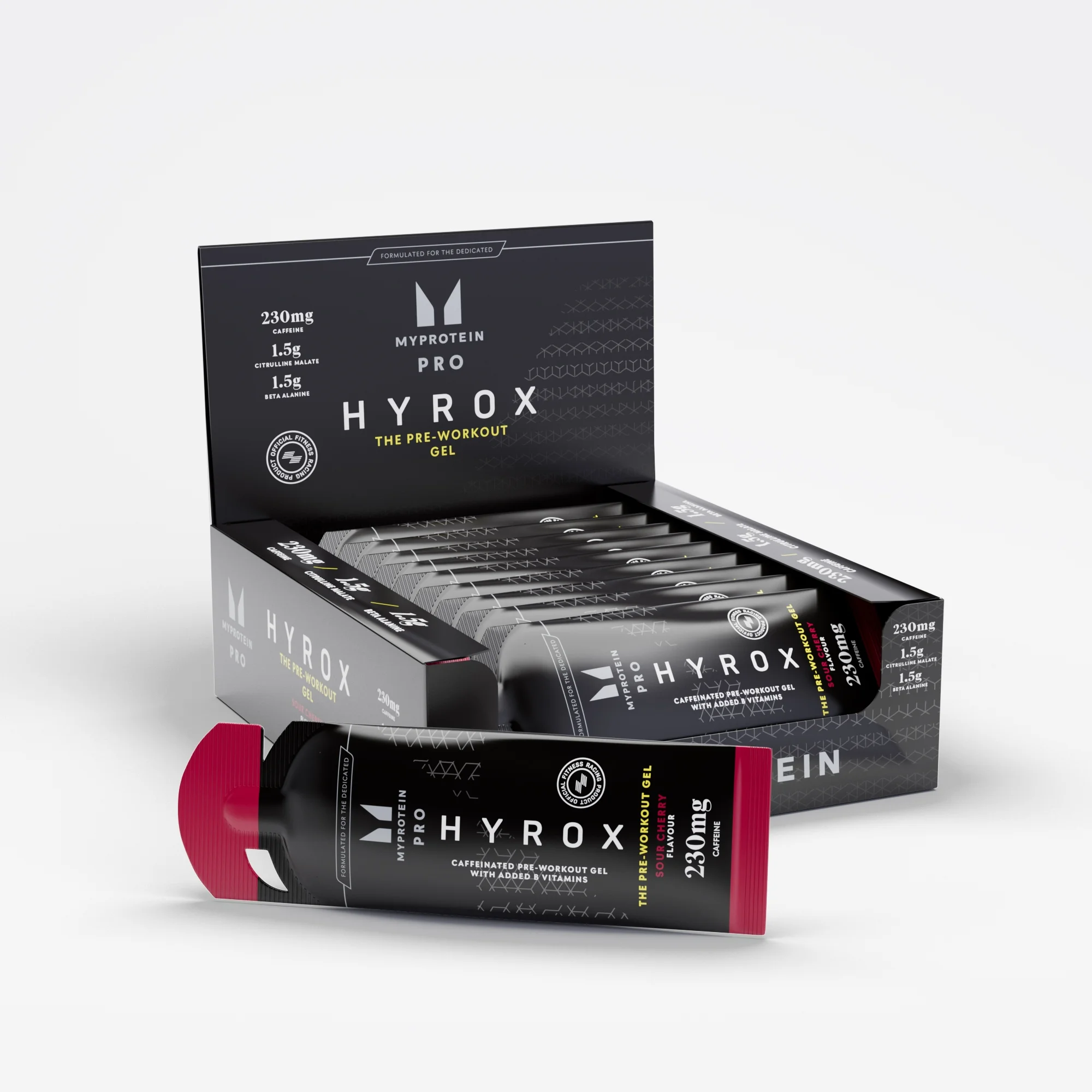 Предтренировъчен гел - 12 x 50g - Sour Cherry (HYROX Edition) Изображение 1