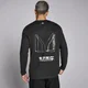 Мъжка блуза с дълъг ръкав MP Lifestyle - черна с измит ефект