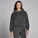 MP Lifestyle Corduroy Дамски суитшърт от велур с 1/4 цип – сив