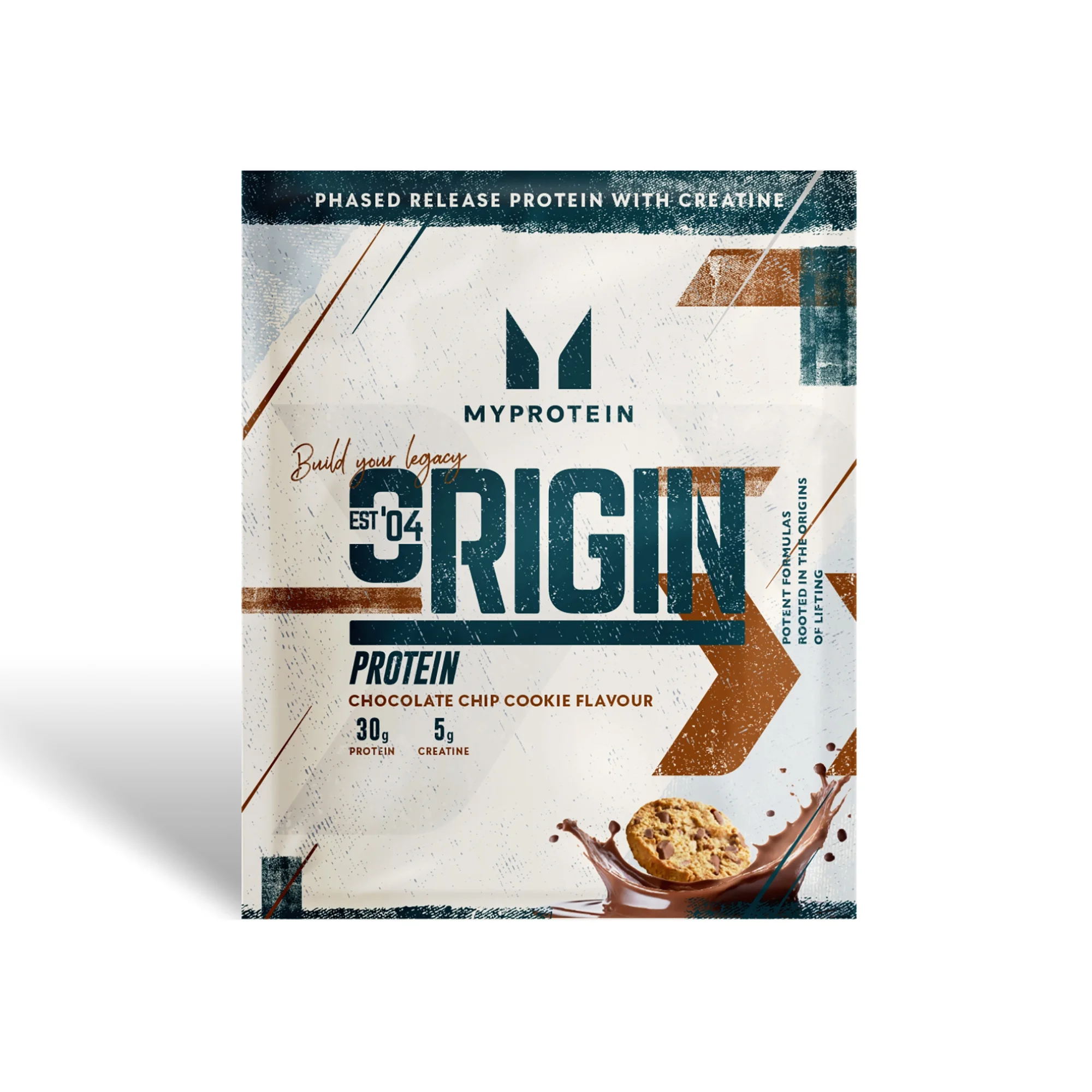 Origin Protein, with Creatine (Sample) - 1Порции - Origin Protein Бисквитка с шоколадови парченца Изображение 1
