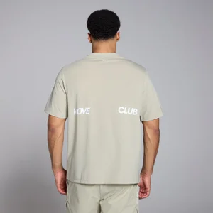 MP Мъжка тениска с нестандартна кройка Tempo Graphic – сива - Size XS