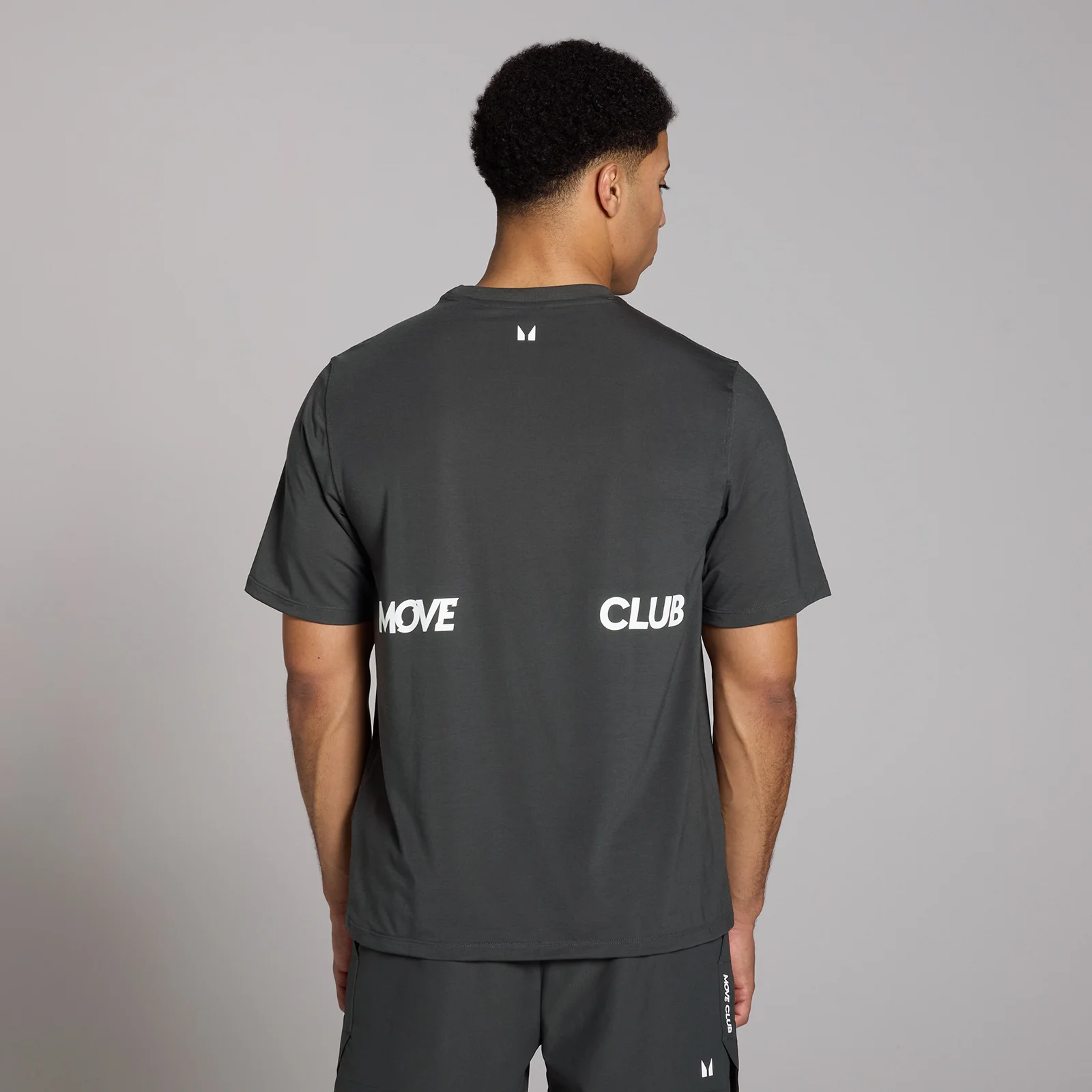 MP Мъжка тениска нестандартна кройка Tempo Graphic – черна - S Изображение 1