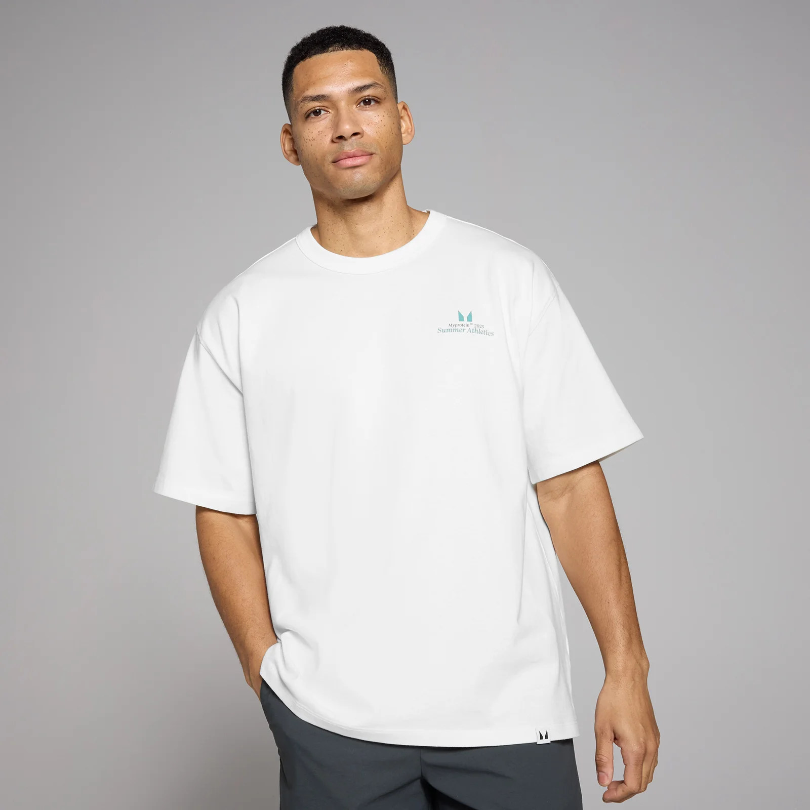 MP Lifestyle Тениска с щампа - ретро бяло - XXS-XS Изображение 1