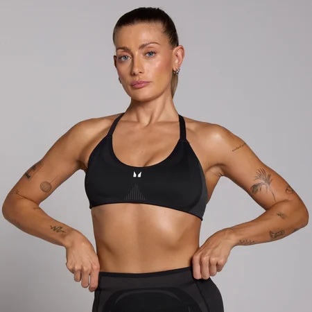 MP Дамски спортен сутиен Tempo Seamless Hybrd - черен
