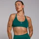 MP Дамски спортен сутиен Tempo Seamless Hybrid - петролно зелено