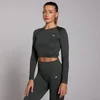 MP Дамско безшевно късо горнище с дълги ръкави Shape