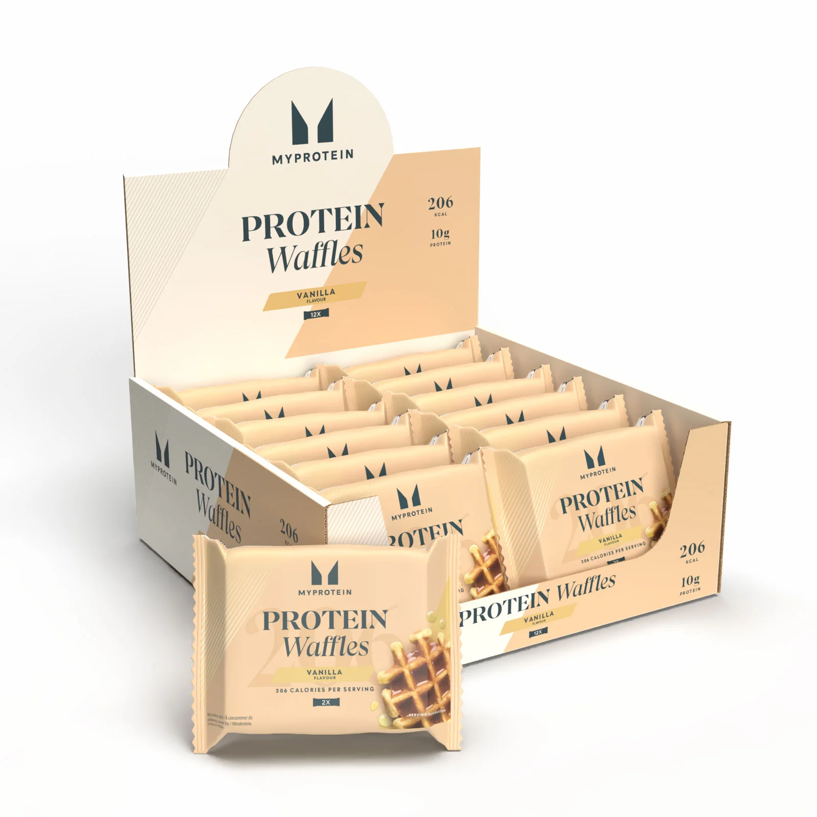 Протеинови гофрети - 12 x 50g - Ванилия Изображение 1