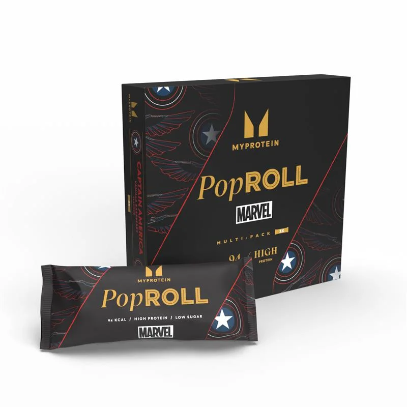 Pop Rolls - 3 x 27g - Captain America - Vanilla Raspberry Изображение 1