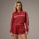 MP X Tatiana Contrast Спортно яке с цип - ръждиво-кафяв цвят с измит ефект