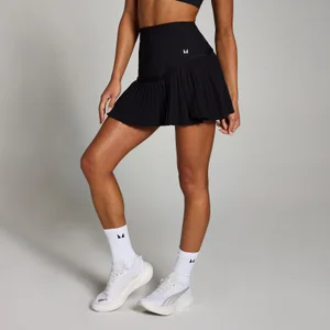 MP Tempo Дамски плисирани тенис шорти с форма на пола — черно - Size XS