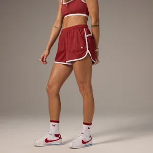 MP X Tatiana Contrast Спортни шорти с шнур - ръждиво-кафяв цвят с измит ефект - Size XXL