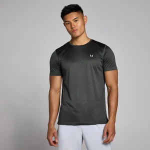 MP Tempo Marl Мъжка тениска — черна с измит ефект - Size XS
