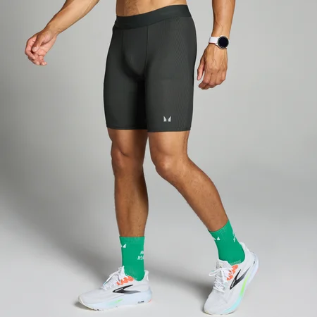 MP Velocity Baselayer Мъжки контрастни ластични шорти - черно