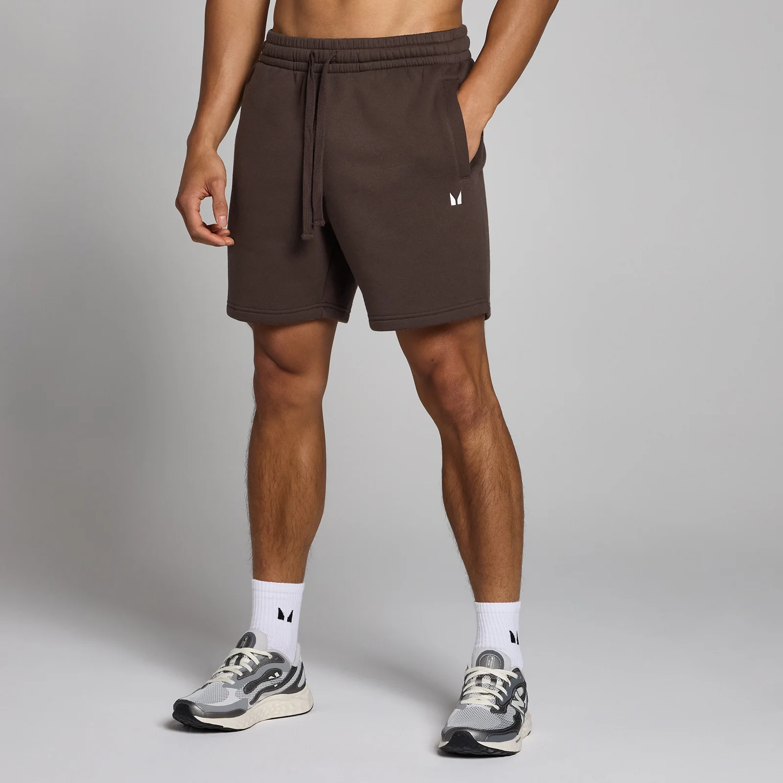 MP Rest Day Мъжки спортни шорти — шоколадово кафяви - XS Изображение 1