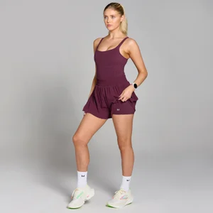 MP Velocity Дамски плисирани шорти „Всичко в едно“ - рубинено червени - Size XS