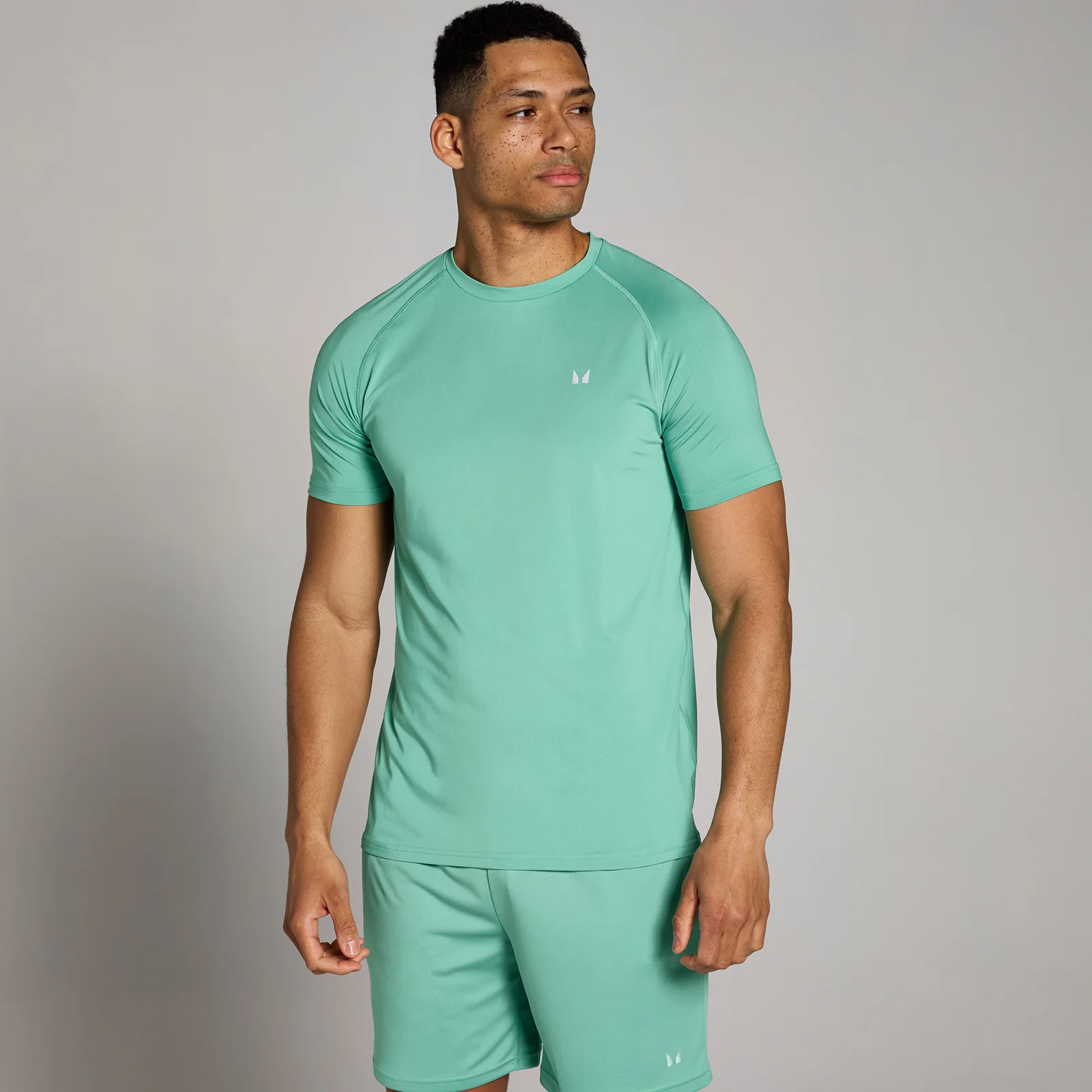 MP Мъжка спортна тениска - цвят аква - XS Изображение 1