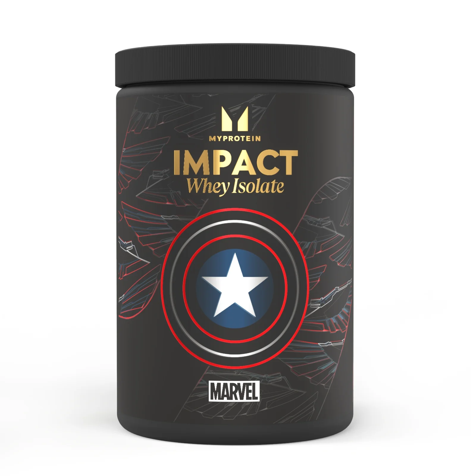 Impact Whey Isolate — Капитан Америка — ванилия и малина Изображение 1