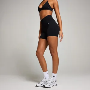 MP Invisible Scrunch Дамски безшевни стегнати шорти — черни - Size XL