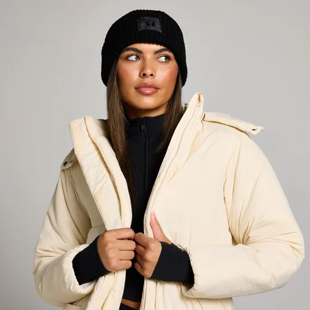 MP Плетена шапка - черна