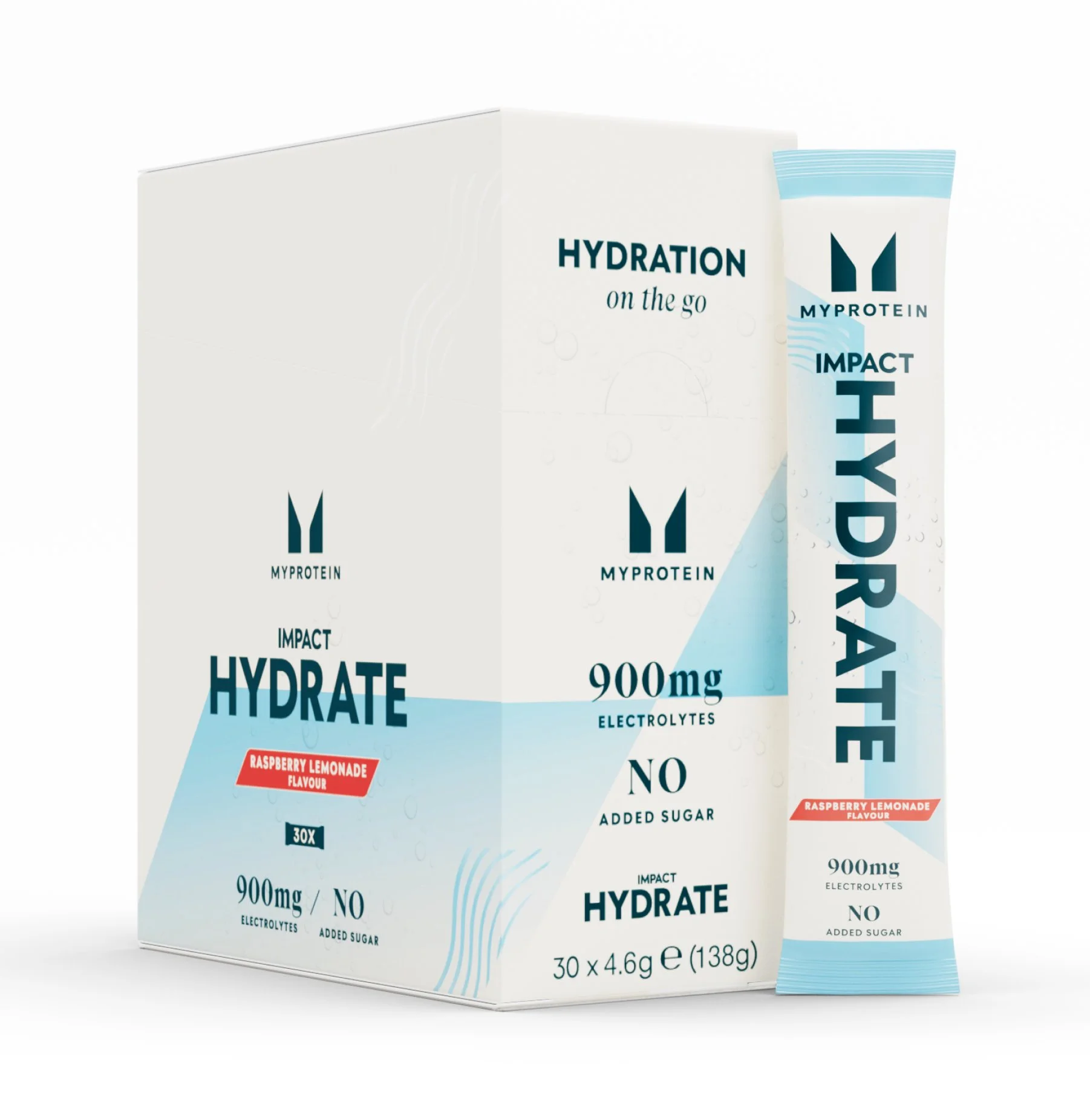 Impact Hydrate | Сашета - 4.6g x 30Порции - Малинова лимонада Изображение 1