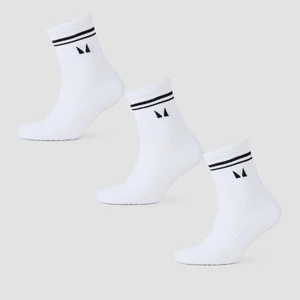 MP Чорапи за пилатес (3 чифта) - бели - Size UK 2-5