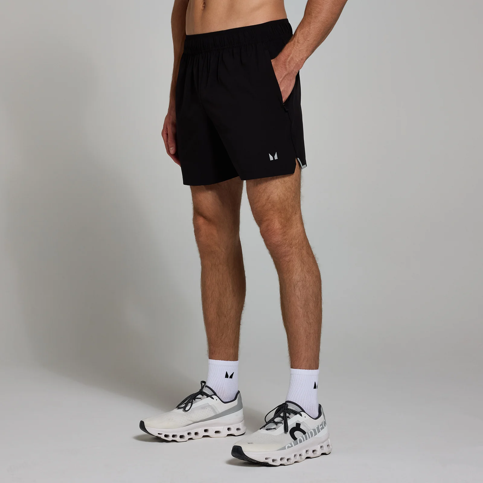 MP Active Мъжки трикотажни шорти 13 cm - черни - XS Изображение 1