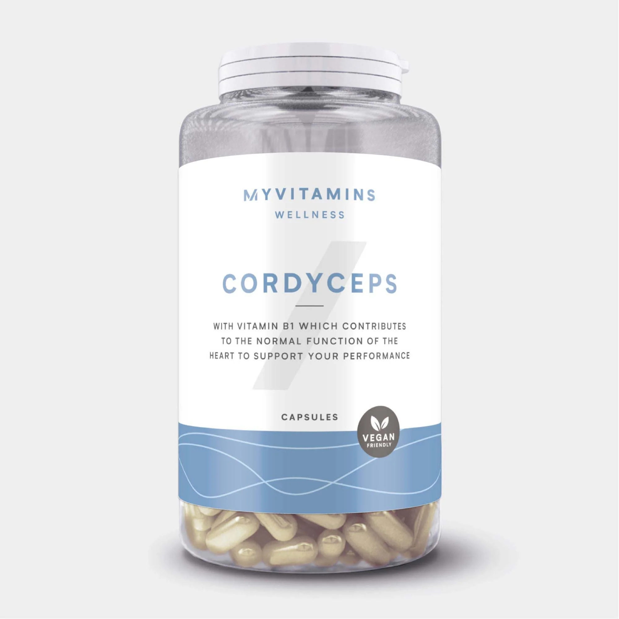 Капсули Кордицепс за производителност - 60 CAPSULES - 30servings - Без вкус Изображение 1