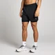 MP Мъжки спортни шорти 13 см 2 в 1 – черни