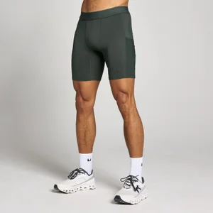 Мъжки Hybrid къси клинове с джобове MP - матово черен - Size XS
