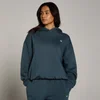 MP суитшърт с качулка Basics Oversized за жени - матово синьо