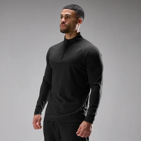 MP мъжки топ Training Ultra Jersey 1/4 Zip - черен