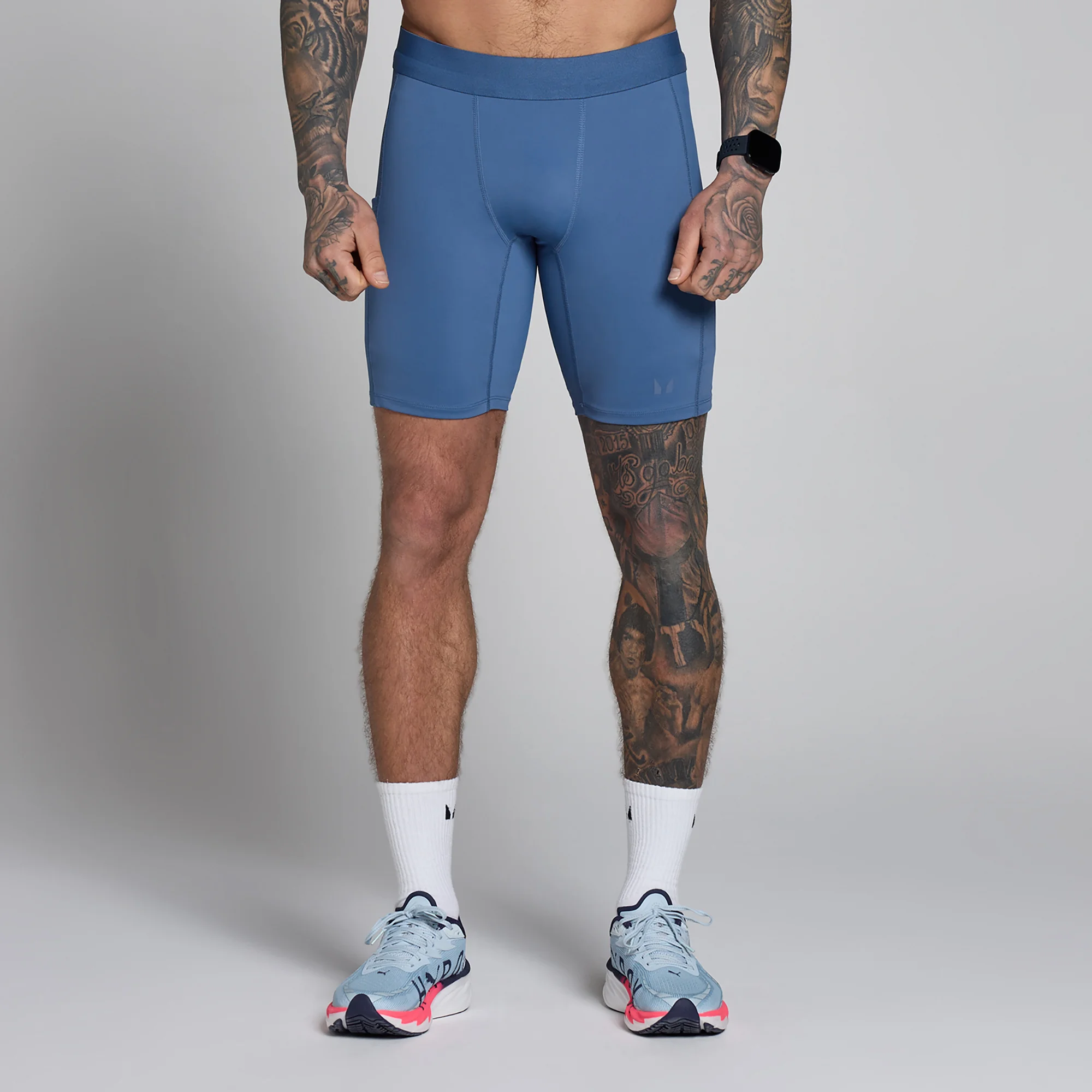 MP мъжки къси клинове Hybrid с джоб - синьосив - XXL Изображение 1