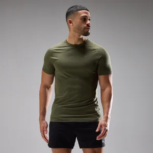MP мъжка тениска Velocity Ultra Seamless - маслиненозелено - Size XS