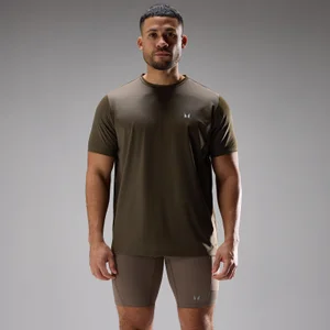 Мъжка тениска MP Velocity Ultra Mesh - земен - Size M