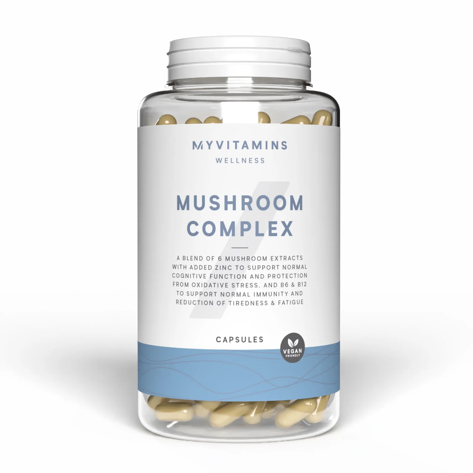 6 In 1 Капсули с комплекс от гъби - 60CAPSULES, 30Порции Изображение 1