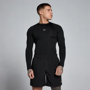 MP мъжка тренировъчна блуза с дълъг ръкав - черна - Size XS
