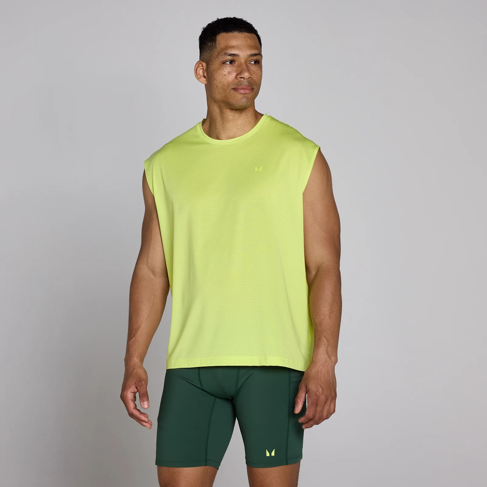 MP мъжки oversized mesh потник Hybrid - ярко зелено - M Изображение 1