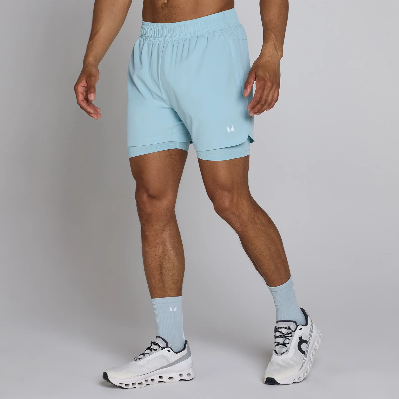 MP Men's Training 5" 2 в 1 шорти - Ice - XXL Изображение 1